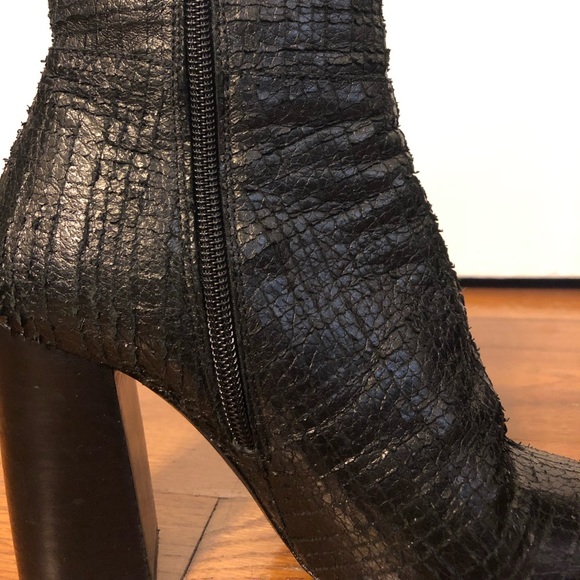 Free People Leather Nolita Ankle Boot Size 36 - Picture 4 of 5